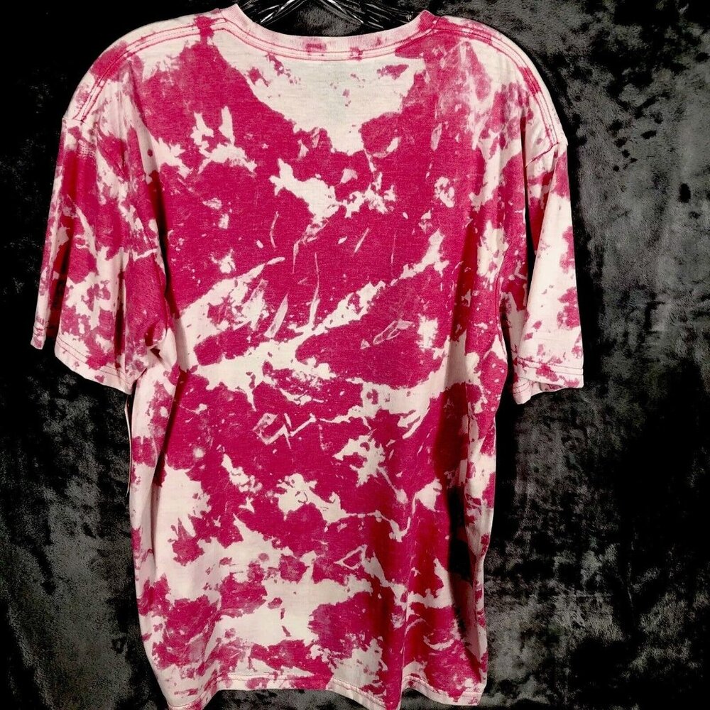 Women's Heart Like A Truck Country Music Bleached Short Sleeve Graphic Tee Shirt - Picture 8 of 8